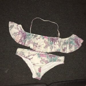 Floral bathing suit